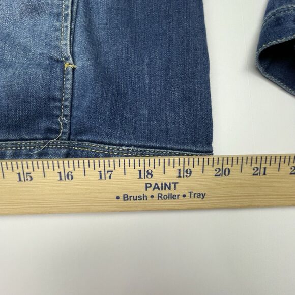 Democracy Denim Jacket Lightweight Pockets Women's Size Large - Picture 12 of 12